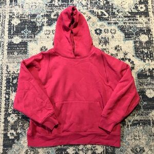 Savvi Womens Hoodie  Size 2XL Burgundy Athleisure Pullover Zipper Crop